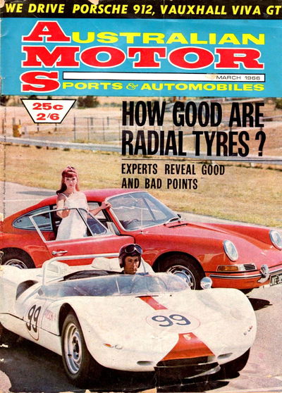 Australian Motor Sports and Automobiles (Southdown Press, 1963? series) v21#3 March 1966