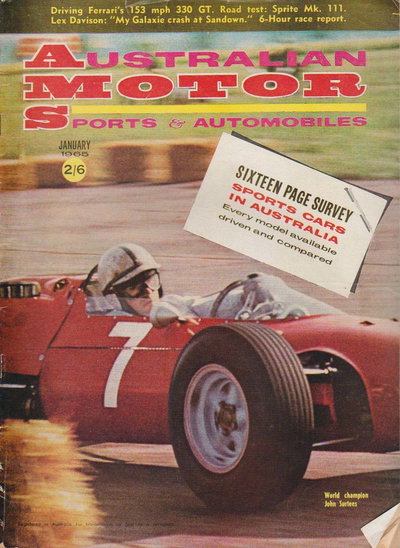 Australian Motor Sports and Automobiles  v20#1 (January 1965)