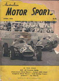 Australian Motor Sports  v13#4 (April 1958)