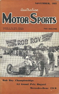 Australian Motor Sports  v6#11 (November 1951)