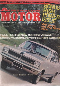 Australian Motor Sports and Automobiles  v22#12 (December 1967)
