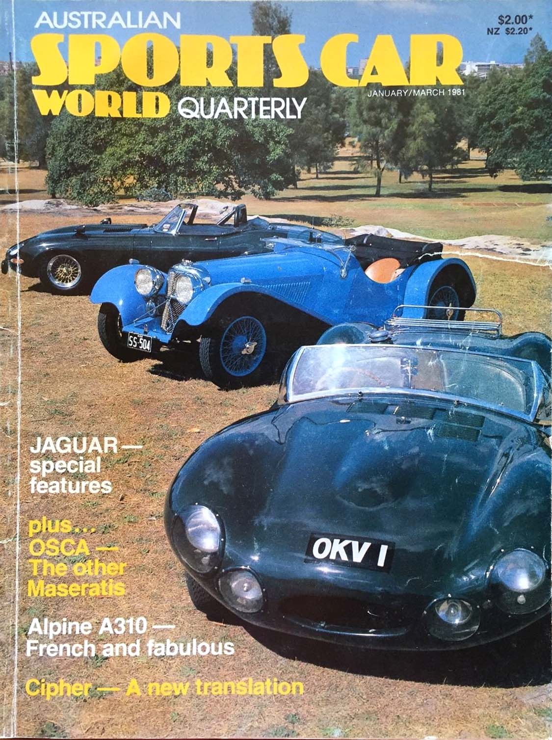 Australian Sports Car World Quarterly (Murray, 1976 series) v41#5 (January-March 1981)