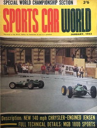 Sports Car World  v12#4 (January 1963)