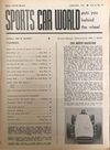 Sports Car World (Periodical Publications, 1957 series) v8#4 — Contents (page 1)