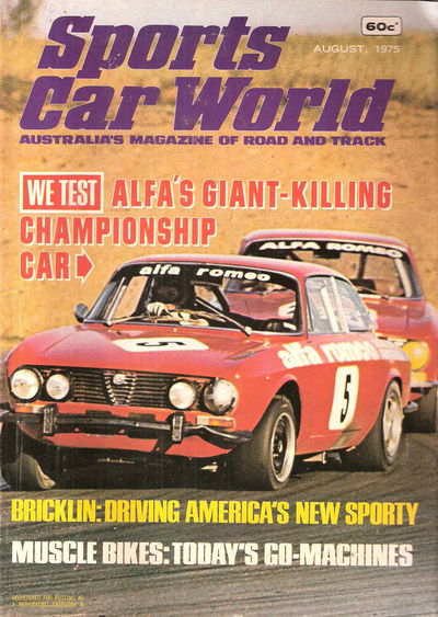 Sports Car World (KG Murray, 1974? series) v37#5 August 1975