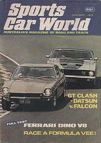 Sports Car World (KG Murray, 1974? series) v36#4 January 1975