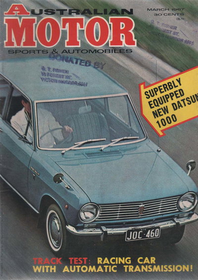 Australian Motor Sports and Automobiles  v22#3? (March 1967)