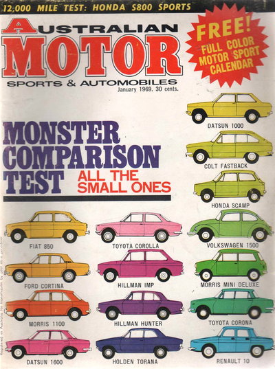 Australian Motor Sports and Automobiles  v24#1 (January 1969)