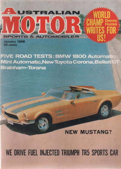Australian Motor Sports and Automobiles  v23#1 (January 1968)
