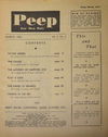 Peep For Men Only (American-Australasian, 1952 series) v3#3 — Contents (page 1)