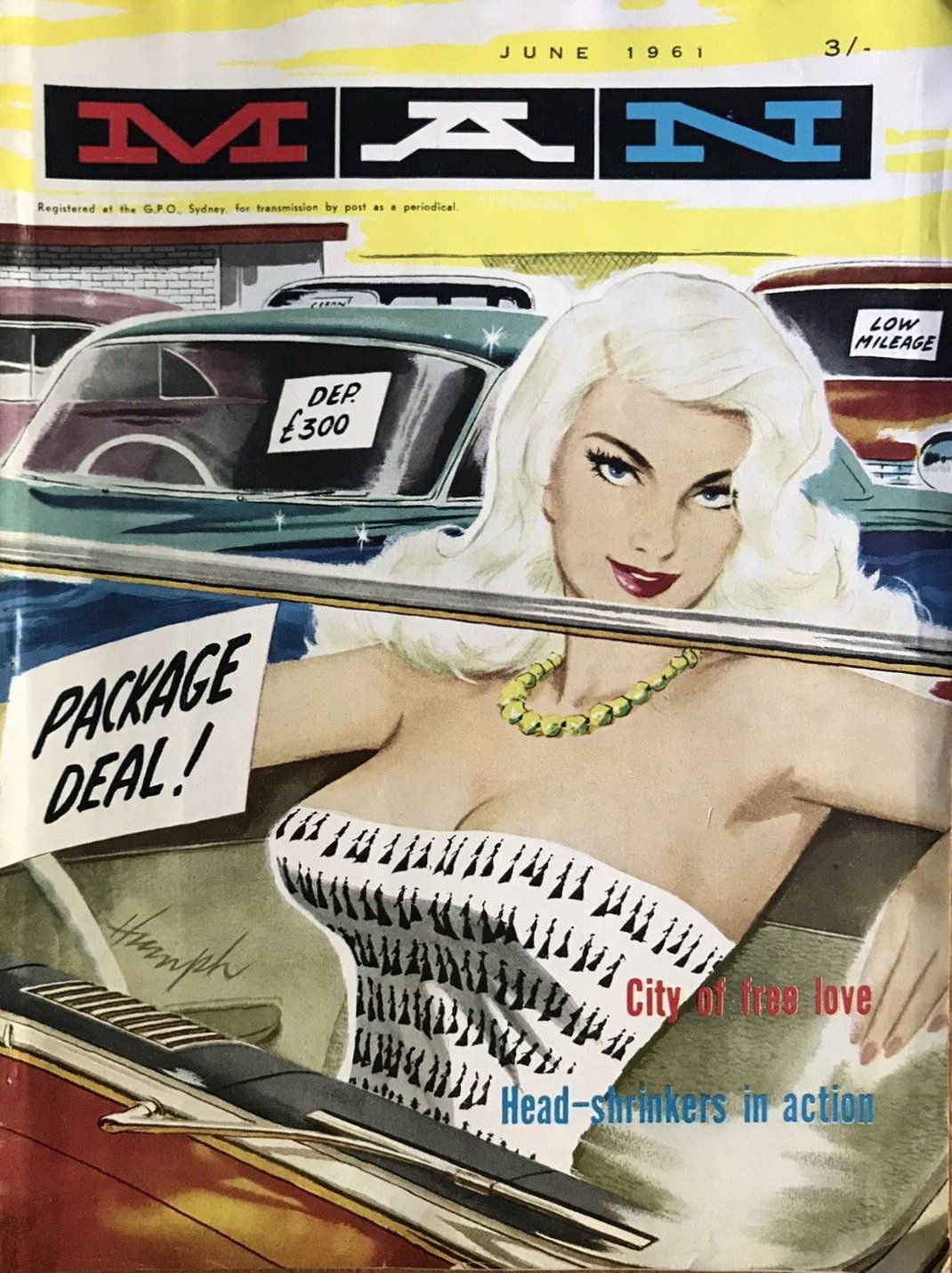 Man [Man Magazine] (Man, 1946 series) v50#1 (June 1961)