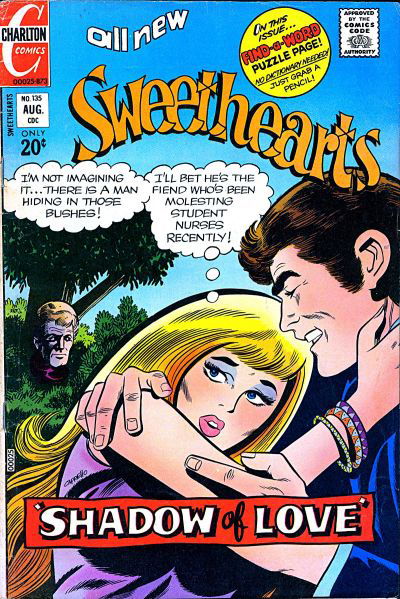 Sweethearts (Charlton, 1954 series) #135 August 1973