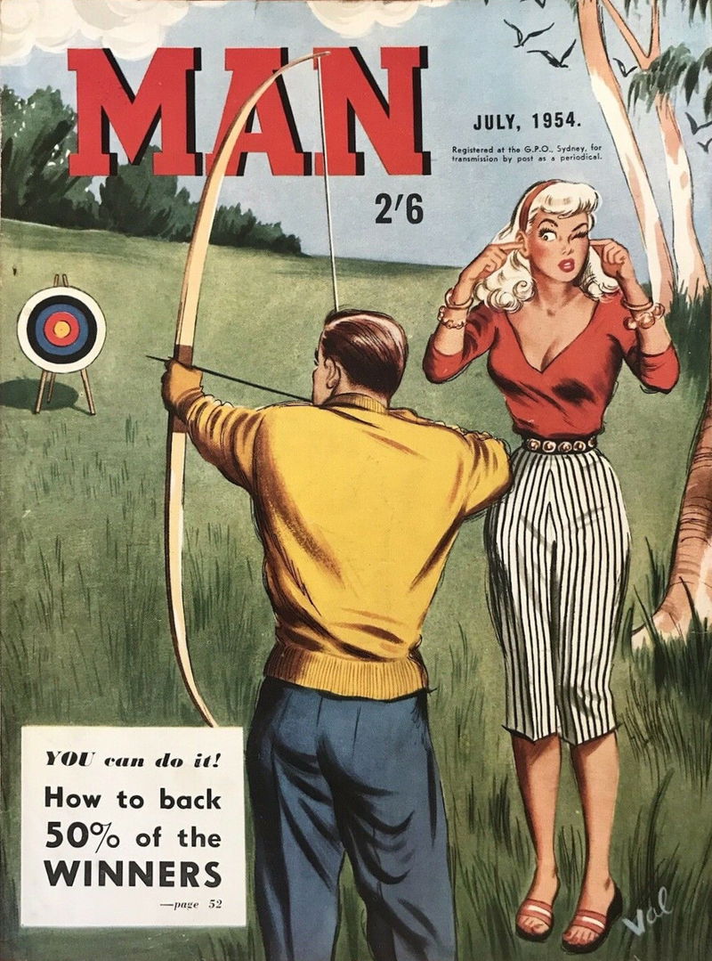 Man [Man Magazine] (Man, 1946 series) v36#2 (July 1954)