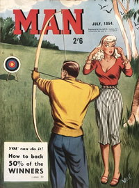 Man [Man Magazine] (Man, 1946 series)  v36#2 (July 1954)