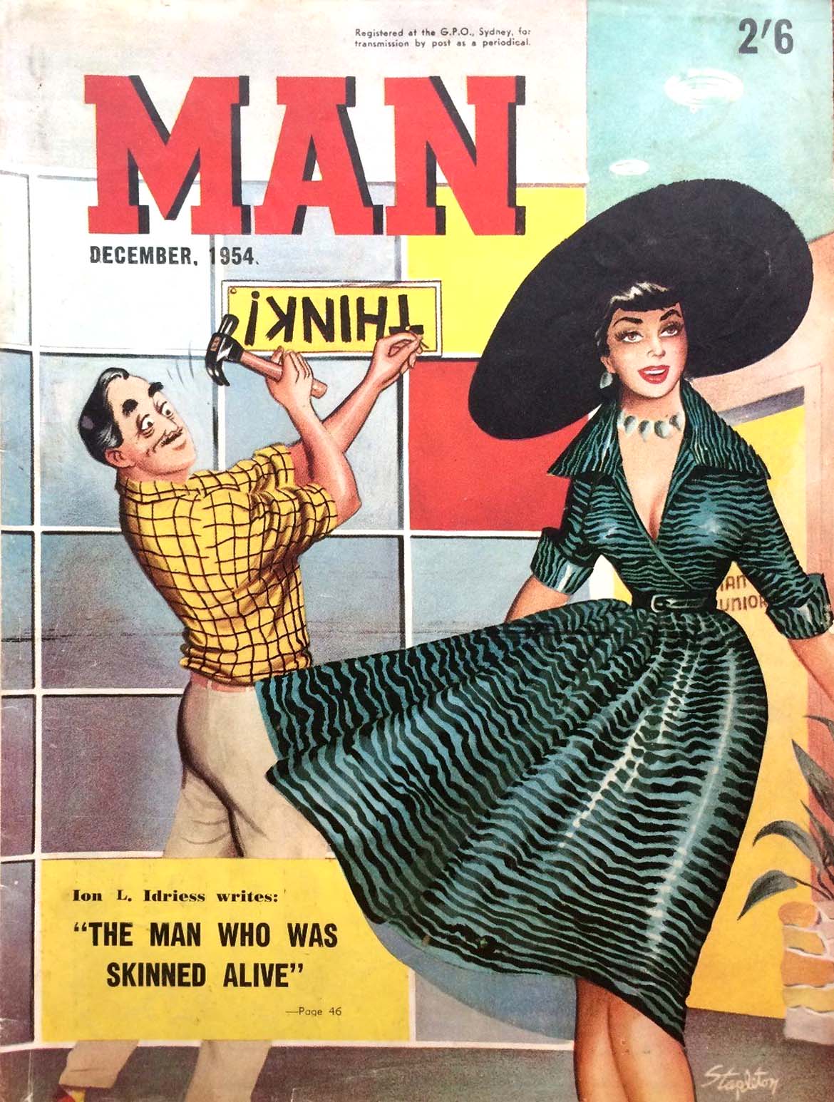 Man [Man Magazine] (Man, 1946 series) v37#1 (December 1954)