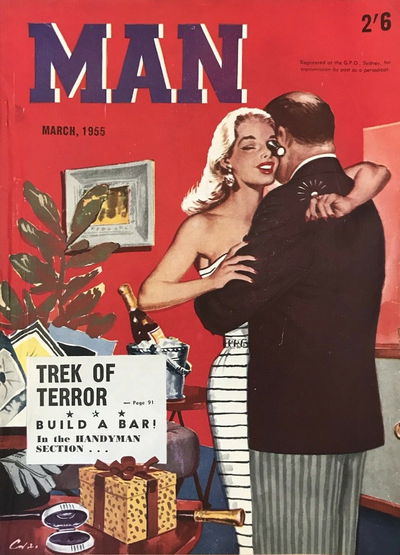 Man [Man Magazine] (Man, 1946 series) v37#4 March 1955