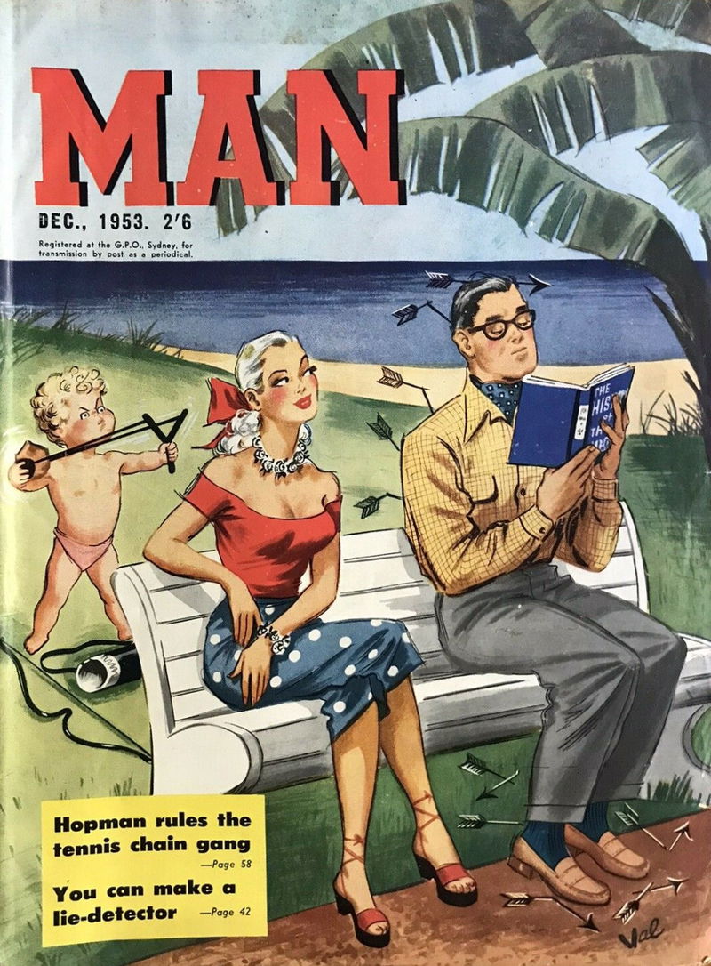 Man [Man Magazine] (Man, 1946 series) v35#1 (December 1953)