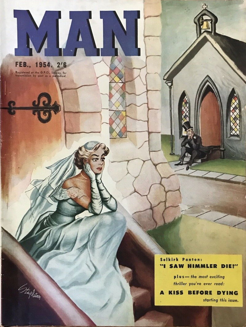 Man [Man Magazine] (Man, 1946 series) v35#3 (February 1954)