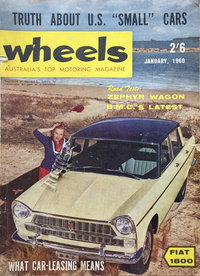 Wheels  v12#3 (January 1960)