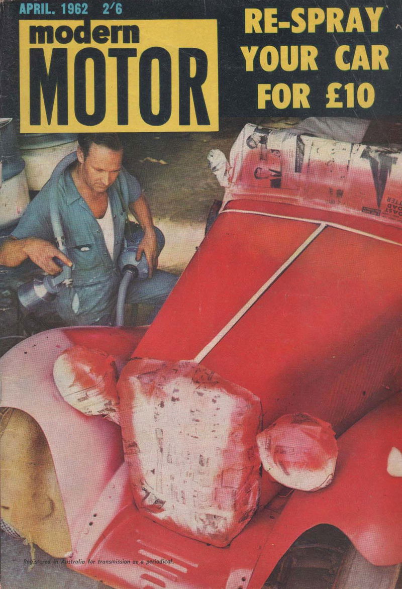Modern Motor (Modern Magazines, 1954 series) v8#11 (April 1962)