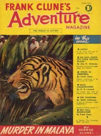 Frank Clune's Adventure Magazine  v1#4 (April-May 1948)