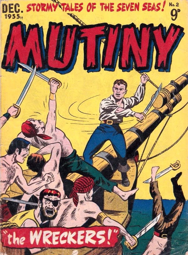 Mutiny (Jubilee, 1955 series) #2 (December 1955)