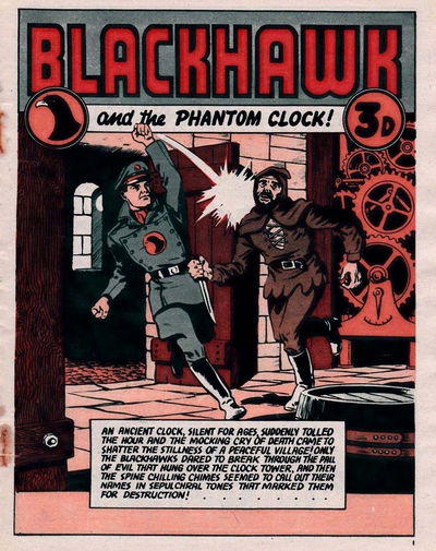 Blackhawk and the Phantom Clock! (T.V. Boardman, 1951) #43 (October 1951)