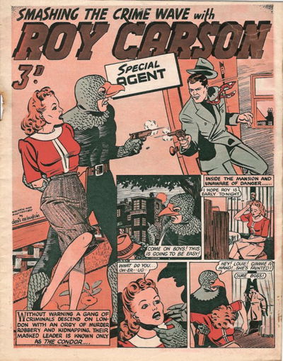 Smashing the Crime Wave with Roy Carson Special Agent (T.V. Boardman, 1948) #1 (February 1948?)