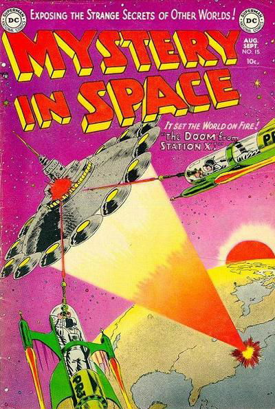 Mystery in Space (DC, 1951 series) #15 August-September 1953