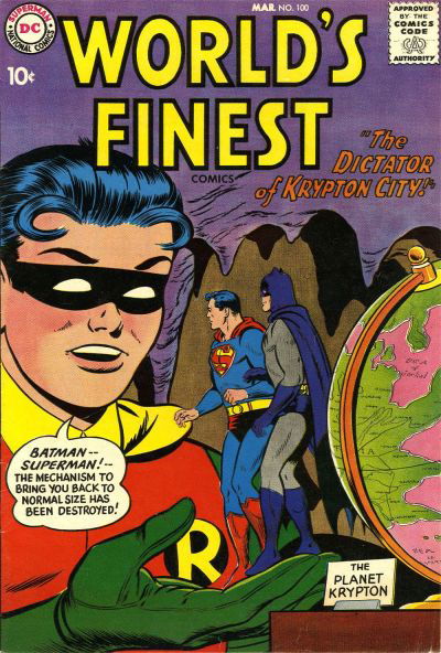 World's Finest Comics (DC, 1941 series) #100 March 1959