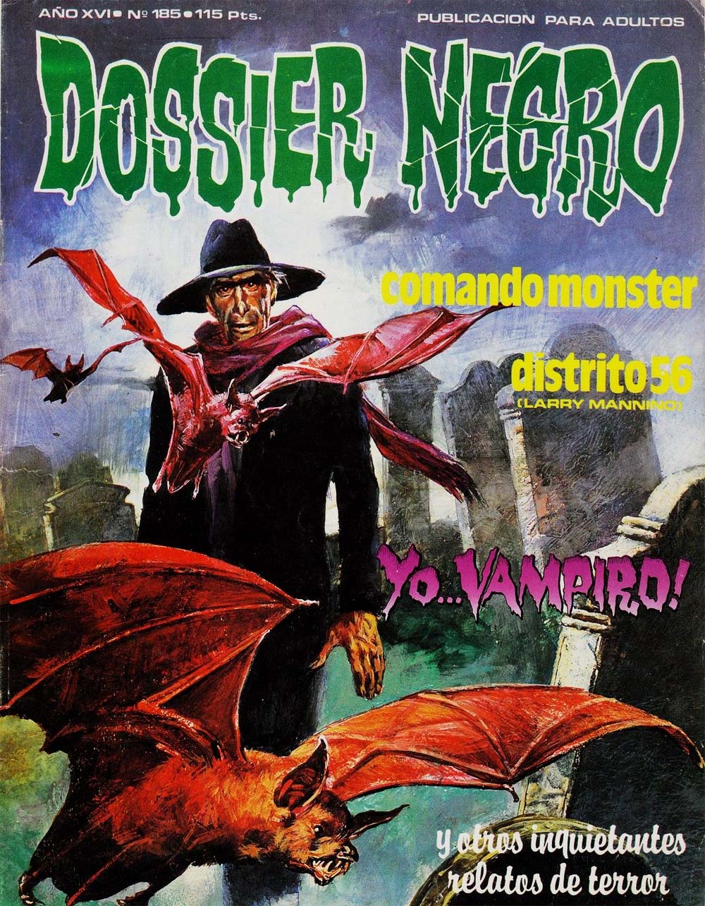Dossier Negro (Zinco, 1981 series) v16#185 (March 1985)