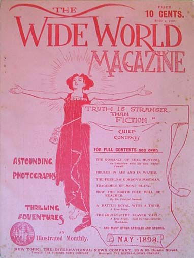 The Wide World Magazine (International News, 1898 series) v1#1 May 1898