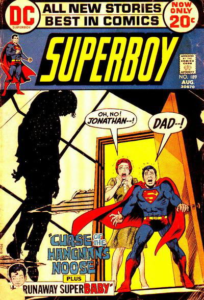 Superboy (DC, 1949 series) #189 August 1972