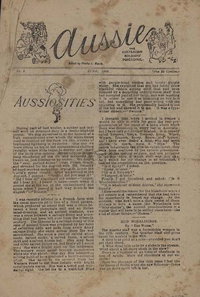 Aussie the Australian Soldiers' Magazine  #5 (June 1918)