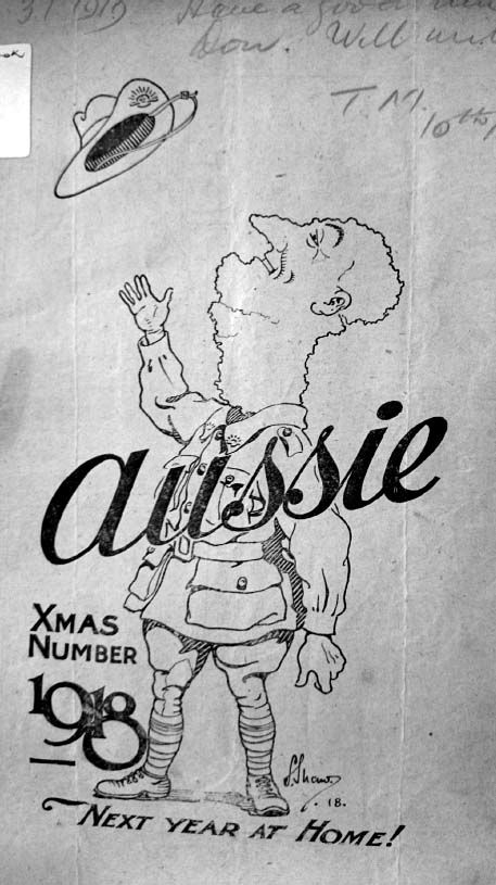 Aussie the Australian Soldiers' Magazine (Australian Imperial Force, 1918 series) #10 ([December 1918?])