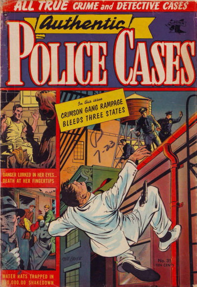 Authentic Police Cases  #35 (September 1954)