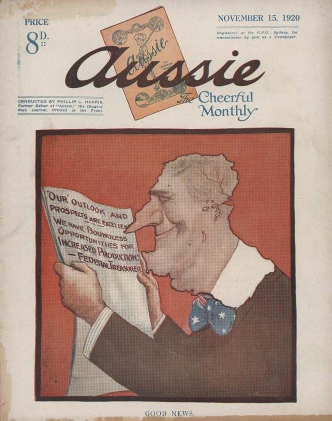 Aussie the Cheerful Monthly (Aussie, 1920 series) #21 (15 November 1920)