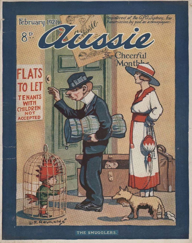 Aussie the Cheerful Monthly (Aussie, 1920 series) #24 (February 1921)