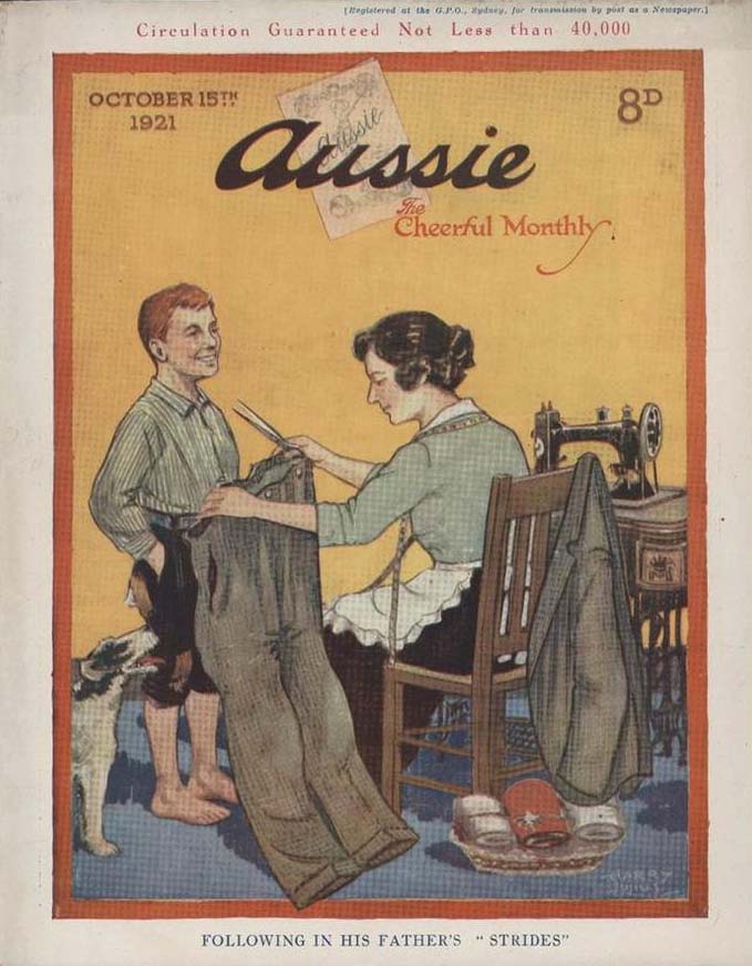 Aussie the Cheerful Monthly (Aussie, 1920 series) #32 (15 October 1921)