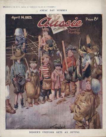 Aussie the Cheerful Monthly (Aussie, 1920 series) #50 — Anzac Day Number (14 April 1923)