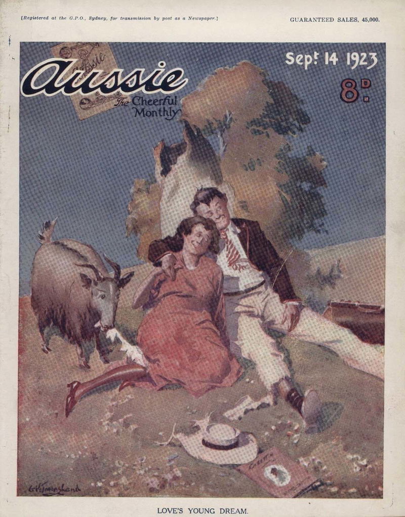 Aussie the Cheerful Monthly (Aussie, 1920 series) #55 (14 September 1923)