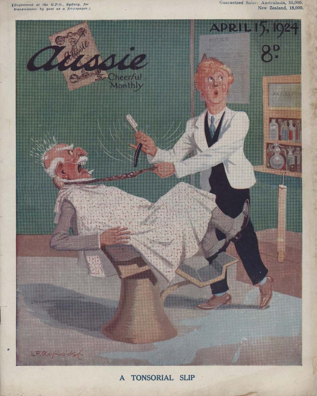 Aussie the Cheerful Monthly (Aussie, 1920 series) #62 (15 April 1924)