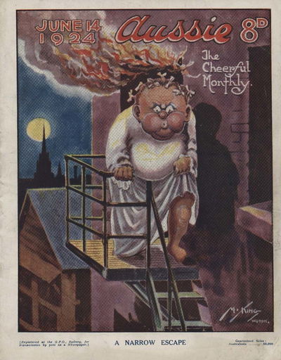 Aussie the Cheerful Monthly (Aussie, 1920 series) #64 14 June 1924