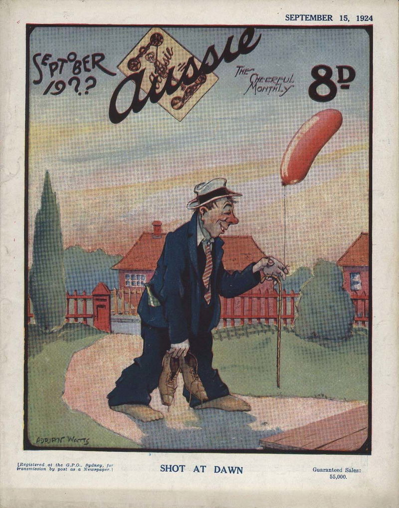 Aussie the Cheerful Monthly (Aussie, 1920 series) #67 (15 September 1924)