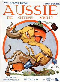 Aussie the Cheerful Monthly (Aussie, 1923 series) #99 — Cow Number (14 May 1927)