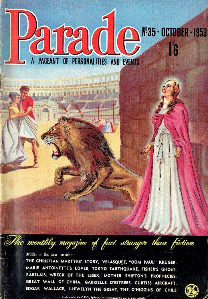 Parade (Invincible, 1947 series) #35 (October 1953)