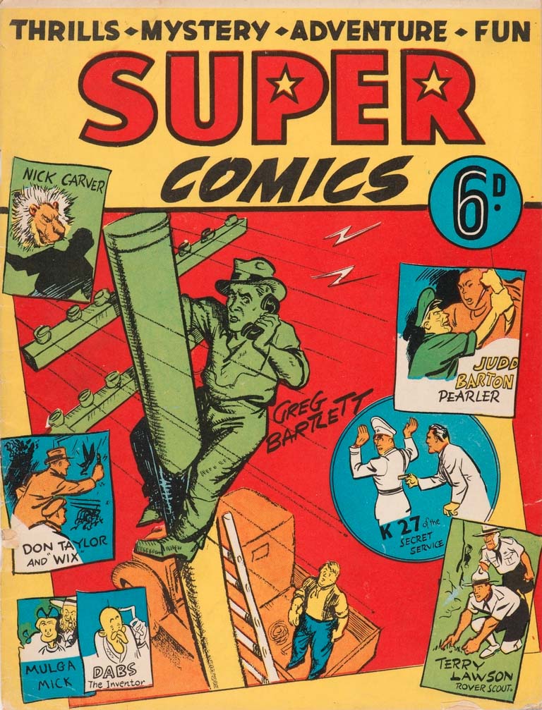 Super Comics (Frank Johnson, 1940)  (August 1940?)