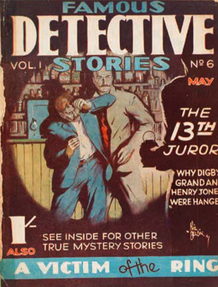 Famous Detective Stories (Frank Johnson, 1946 series) v1#6 (May 1947)