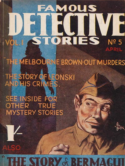 Famous Detective Stories (Frank Johnson, 1946 series) v1#5 April 1947