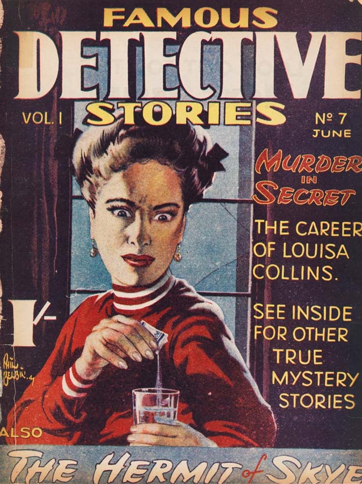 Famous Detective Stories (Frank Johnson, 1946 series) v1#7 (June 1947)